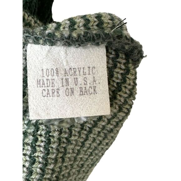 Split 500‎ Mens Geometric Knit Sweater L Green & Gray - Picture 14 of 16